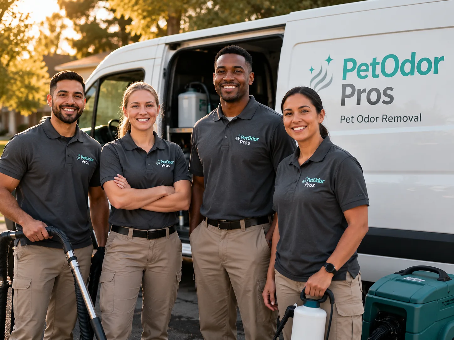 Pet Odor Removal team serving Climbing Hill, IA